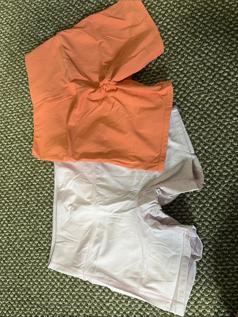 Booty Sculpting Women’s Bike Shorts - Salmon & Light Pink 035